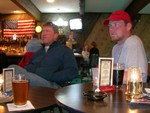 the mikes have a drink